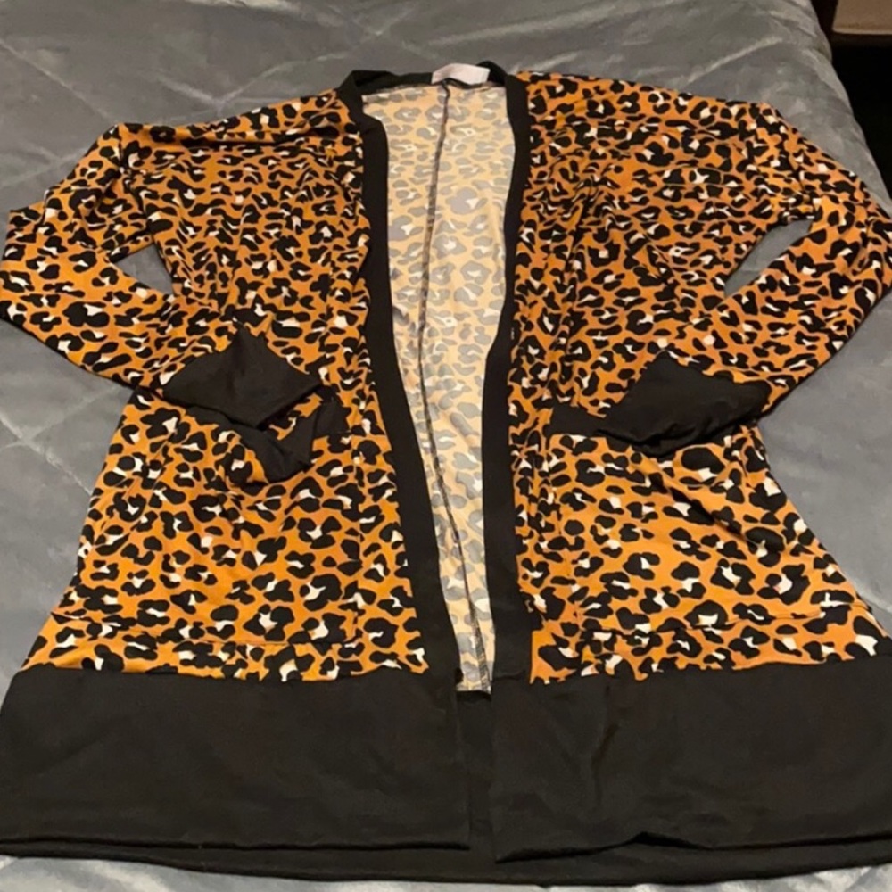 Leopard Print Cardigan